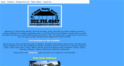 Desktop Screenshot of jjspartyrental.com